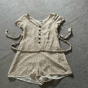 American eagle romper with matching belt